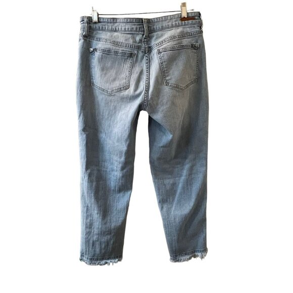 Anthropologie Pilcro and the Letterpress Jeans Womens 29 Blue Fit Hyphen Fringe - Picture 5 of 14